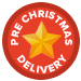 pre xmas delivery badge
