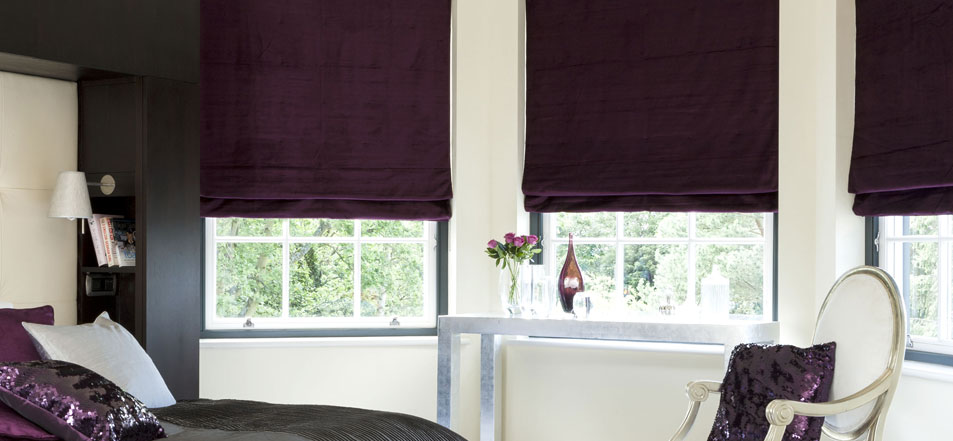 Bedroom Roman Blinds