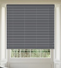 Morgan Dark Grey – Wooden Blind