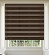 Morgan 50 Rich Oak – 50mm Slat Wooden Blind