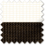 Bliss Darkest Brown - Day and Night Blind with Box Weave Voile