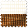 Bliss Teak - Day and Night Blind with Box Weave Voile