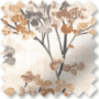 Blossom Ochre – Floral Pattern Roman Blind