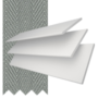 Charisma 50 BW Fine Grain – 50mm Slat Faux Wood Blind Flint Tape