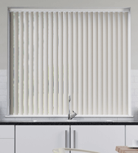 Cello Ivory Matt Finish - Rigid PVC Vertical Blind