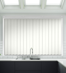 Cello Ivory Matt Finish - Rigid PVC Vertical Blind