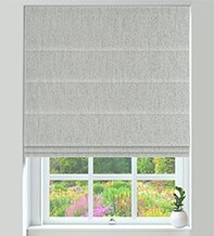 Constantine Silver - Woven Roman Blind