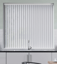 Dari White - Rigid PVC Vertical Blind