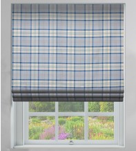 Ecosse Mystic Blue – Tartan Roman Blind