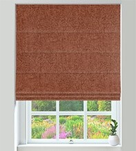 Hastings Madrid - Designer Basketweave Roman Blind