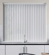Kato White - Rigid PVC Vertical Blind