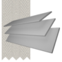 Charisma Light Grey – Slat Faux Wood Blind Dove Tape