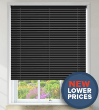 Millennium Black - 35mm Aluminium Venetian Blinds