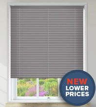 Millennium Grey Perforated - 50mm Aluminium Venetian Blinds