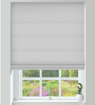 Monti Grey - Luxury Chenille Roman Blind