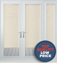 Precision Cream Wood – 25mm Slat Venetian Perfect Fit Blind