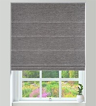 Ravenna Dark Grey - Textured Roman Blind