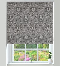 Regal Grey – Luxury Roman Blind