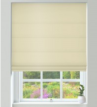 Umbria Ivory - Faux Silk Roman Blind