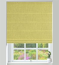 Verona Citrus – Luxury Soft Sheen Roman Blind