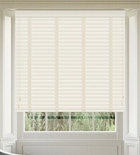 Maine Novo II Ivory - Wooden Venetian Blind Linen Tape