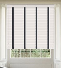 Maine Novo II White - Wooden Venetian Blind Dusk Tape