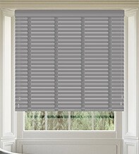 Morgan Light Grey - Wooden Blind Gallant Tape