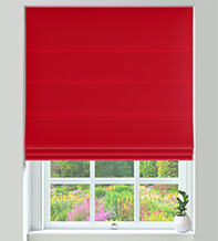 Firenze Fire - Velour Roman Blind