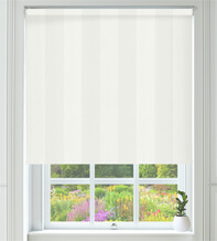 Abbie White – Textured Stripe Blackout Roller Blind