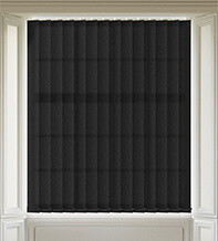 Alpine Black - Patterned Vertical Blind