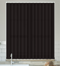 Aurora Black - Moisture Resistant & Flame Retardant Vertical Blind