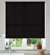 Aurora Black - Moisture Resistant & Flame Retardant Roller Blind