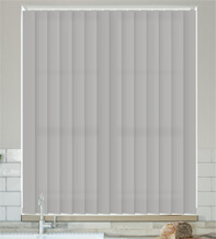 Alpha Light Grey – Fire Retardant & Moisture Resistant Vertical Blind