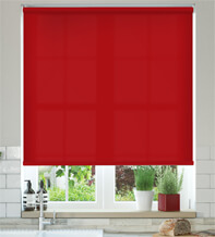 Alpha Red – Fire Retardant & Moisture Resistant Roller Blind