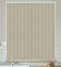 Aurora Taupe - Moisture Resistant & Flame Retardant Vertical Blind