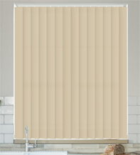 Chloe Beige – Moisture Resistant Vertical Blind