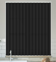 Chloe Black - Moisture Resistant Vertical Blind