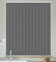 Chloe Charcoal Grey - Moisture Resistant Vertical Blind