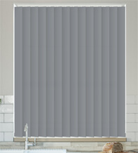 Chloe Dark Grey - Moisture Resistant Vertical Blind