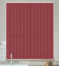 Chloe Maroon – Moisture Resistant Vertical Blind