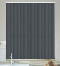 Chloe Slate Grey - Moisture Resistant Vertical Blind