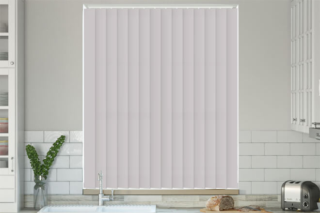 Grazia Storm Grey Vertical Blind