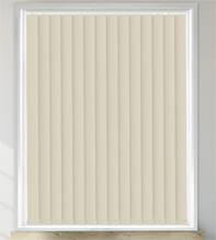 Code Cream – Waterproof Blackout Vertical Blind