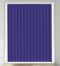 Code Royal Blue - Waterproof Blackout Vertical Blind