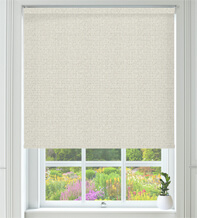 Esme Ivory – Hand Weave Look Blackout Roller Blind