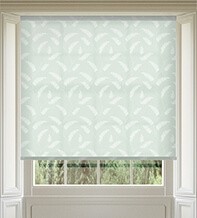 Feather Green - Patterned Roller Blind