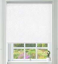 Gibson White – Vinyl Blackout Roller Blind