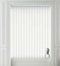 Grace White – Shadow Pattern Vertical Blind