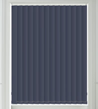 Hannah Indigo - Moisture Resistant Blackout Vertical Blind