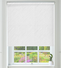 Leon White – Sheen Shadow Pattern Blackout Roller Blind